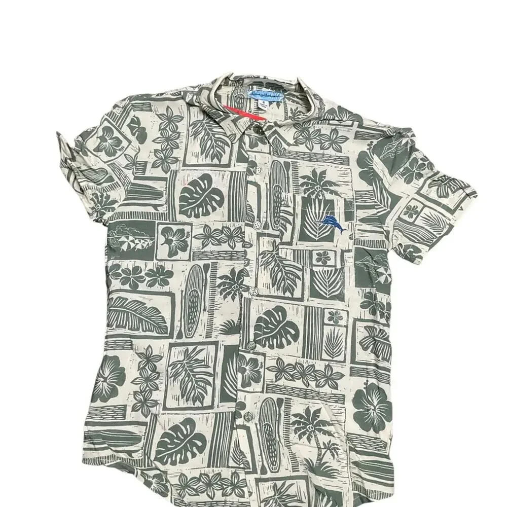 Tommy Bahama Boy’s Tropical Shirts Cargo Shorts Size 6 NWT